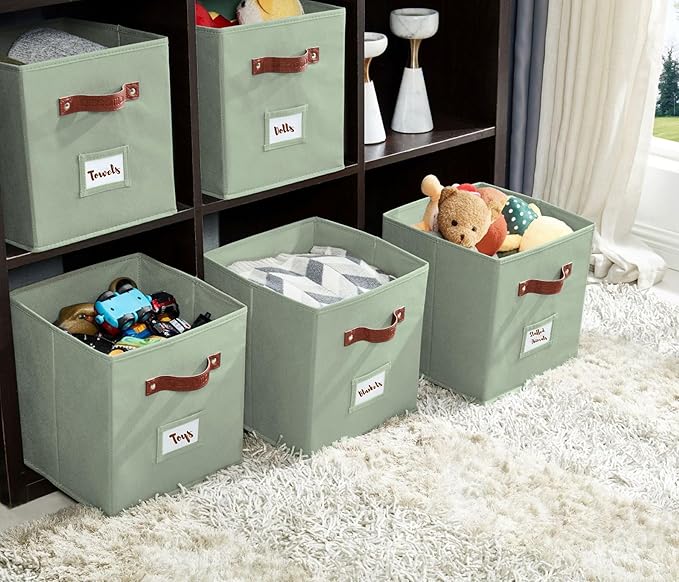 DECOMOMO Storage Cubes, Fabric Organizer Bins - Image 9