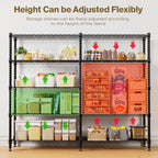 Himimi 72" W Wire Rack Shelving-2000LBS Capacity, Adjustable Storage Shelves - Image 5