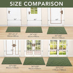 hicorfe Indoor Doormat, Front Back Door Mat Rubber Backing Non Slip Door Mats - Image 5