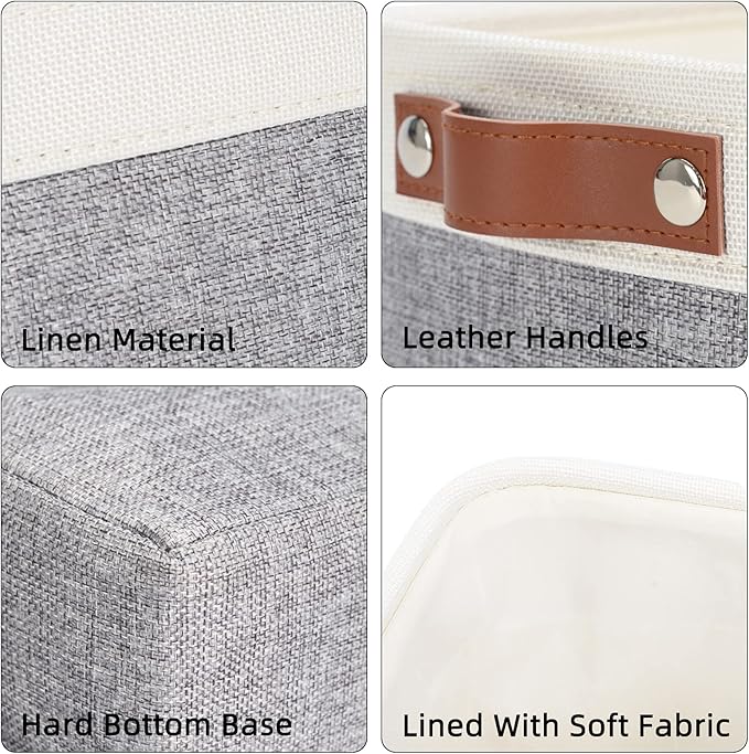 DULLEMELO Cube Basket for Storage, Collapsible Fabric Cube for Organizing - Image 7