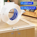 Clear Soft Corner Protectors for Furniture Strip, 2in x9.84FT, Sharp Edge & - Image 6
