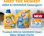 Arm & Hammer Power Sheets Laundry Detergent, Fresh Linen 50ct - Image 10