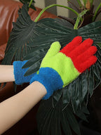 Patelai 3 Pairs Microfiber Plant Dusting Gloves Leaf Cleaning Gloves - Image 4