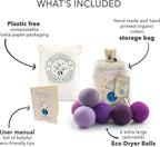 Friendsheep Wool Dryer Balls, Organic Reusable Fabric Softener Alternative - Image 4
