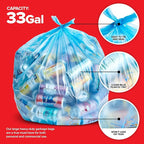 Heavy-Duty Blue Recycling Bags, Industrial or Home Use - Image 3