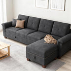 JAMFLY 108" Modular Sectional Sofa by JAMFLY