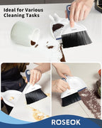 Mini Broom and Dustpan Set for Cleaning, Compact Desktop Dustpan - Image 3