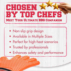 KITCHEN PERFECTION Silicone Smoker Oven Gloves - Image 6