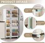 VECELO 4-Tier Tall Narrow Storage Cabinet - Image 4