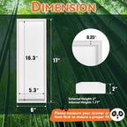 Bamboo Drawer Organizer, Extra Large Silverware Organizer - Image 2