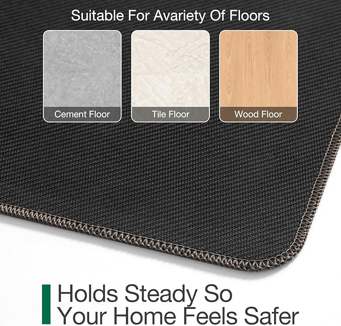 LUMI Ultra Thin Door Mat for Entryway, Easy Clean Welcome Entrance Mat for - Image 8
