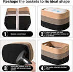 Storage Baskets for Shelves Organizing, Woven Cotton Rope Baskets for Storage - Image 7