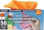Tricol Clean Profesional Resuable Lint Free Microfiber Edgeless Cleaning Cloth by TricolClean