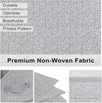 WUIKE 3 Pack Large Closet Storage Bins, Fabric Trapezoid Storage Baskets - Image 4