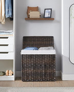 SONGMICS Laundry Hamper with Lid, 130L Clothes Hamper with 2 Removable Liner - Image 9