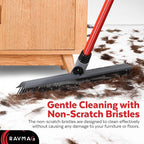 2-in-1 Silicone Rubber Broom Carpet Rake and Squeegee - Image 6