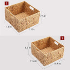 HOONEX Water Hyacinth Storage Baskets - Image 4