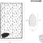 Encasa XO Ironing Mat/Pad with 3mm Padding & Silicone Iron Rest - Image 4