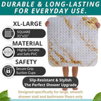 ENKOSI Extra Large Square Non Slip Shower Mat - Image 3