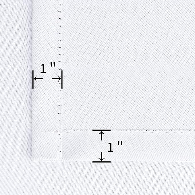 BGment White Curtains 63 Inch Length - Image 6