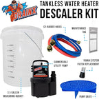 DrainX Tankless Water Heater Flushing Kit Includes Pump, Maintenance Log - Image 2