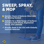Zep Hardwood and Laminate Floor Cleaner - 32 Oz - ZUHLF324 - Cleans Spots - Image 4