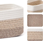 Small Storage Baskets for Organizing | Closet Organizer Bins | Shelf Toy Basket - Image 2
