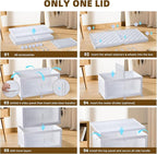 752QT/188Gal 4 Stackable Storage Bins - Image 5