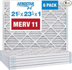 Aerostar 21 1/2x23 5/16x1 MERV 11 Pleated Air Filter, AC Furnace Air Filter by AirFiltersDelivered