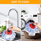 Mop Heads Replacements for OCedar RinseClean 2 Tank Spin Mop System, Mop - Image 4