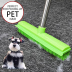 Rubber Broom and Dustpan Set, Pet Hair Removal Rubber Broom - Image 6