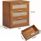 LEYAOYAO Rattan Night Stand - Image 2
