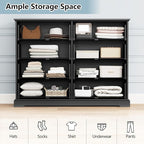8 Drawer Dresser for Bedroom, Rustic Farmhouse Dresser - Image 4