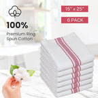WHITEWRAP Kitchen Dish Towels for Kitchen, Highly Absorbent for Drying and - Image 5
