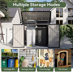 Aoxun 3.3' x 5.6' Metal Storage Shed - Image 6