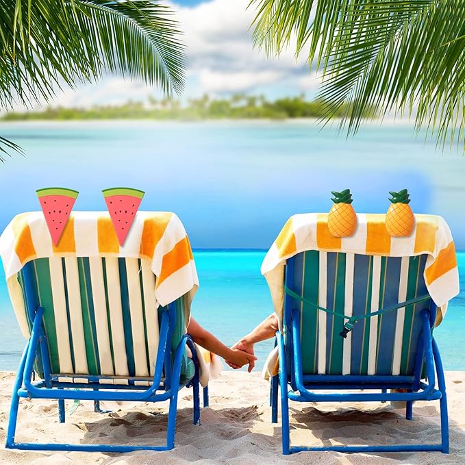 Sieral 8 Pcs Beach Towel Clips Beach Chair Pool Clips - Image 6