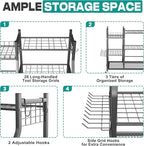 EVERHANGER Garden Tool Organizer Stand, Garage Tool Storage Organization - Image 3