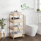 Baskets For Organizing Set Of 9 Cream - Image 5