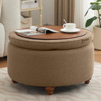 30Inch Round Storage Ottoman - Image 7