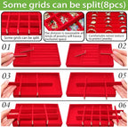 Earring Organizer Stackable Jewelry Storage Box Jewelry Drawer Organizer - Image 7