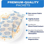 LotFancy Silica gel Desiccant, Rechargeable Desiccant Packets - Image 5