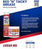 Lucas Oil 10574 Red "N" Tacky Grease - Image 2