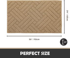 Door Mat Indoor Doormat, Entryway Rug Door Mats Non-Slip Rubber Backing - Image 2