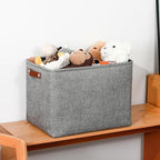 DULLEMELO Large Storage Baskets, 3 Pack Foldable Storage Baskets Bins - Image 4
