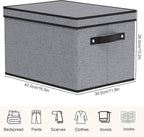 Clothing Storage Bins, Blanket Baskets - Image 4