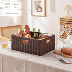 OIAHOMY Wicker Basket, Paper Shelf Basket - Image 4