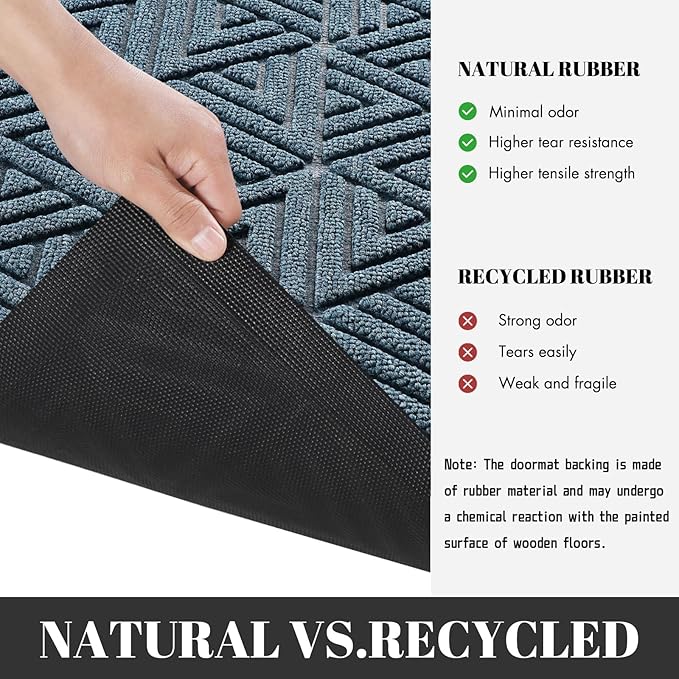Yimobra Extra Large Door Mat 60x32, All-Weather Waterproof Non-Slip Welcome - Image 5