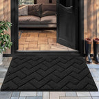 hicorfe Front Door Mat Indoor Entrance, Stain and Fade Resistant, Non Slip by Hicorfe