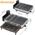 Expandable Dish Drying Rack for Kitchen Counter, 304 Stainless Steel Dish Rack - Image 8