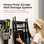 Heavy-Duty Garage Wall Storage System | Wall Mounted Tool Organizer Rack - Image 5